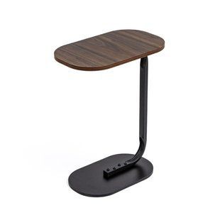 Столик приставний овальний 45х28х59см Walnut wood SW-00003367 991944795 фото