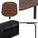 Столик приставний овальний 45х28х59см Walnut wood SW-00003367 991944795 фото 4