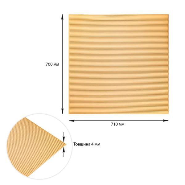 Панель 3D Beige 710х700х4мм (D) SW-00001953 SW-00001953 фото
