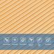 Панель 3D Beige 710х700х4мм (D) SW-00001953 SW-00001953 фото 3