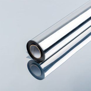 Дзеркальна сонцезахисна плівка для вікон Срібло 600х10000х0,08мм SW-00002719 SW-00002719 фото